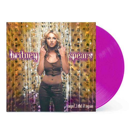 LP Britney Spears - Oops I Did It Again Edición Limitada Neón Violet
