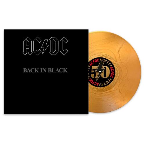 LP AC/DC - Back In Black 50 Anniversary (Gold)