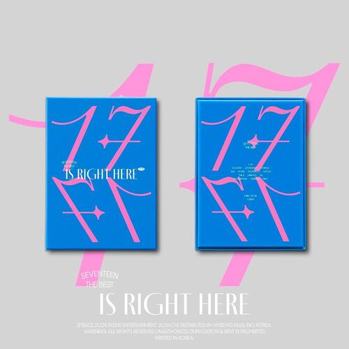 CD Seventeen - Seventeen Best Album '17 Is Right Here