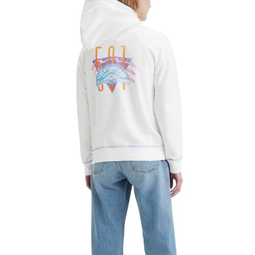 Sudadera Levi's® Talla M Blanca Cuello Redondo