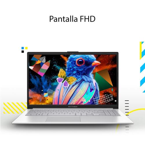 Laptop ASUS VivoBook 15.6 Pulgadas E1504GA-NJ163W CI3-N305 8G 512SSD+Mochila y Mouse