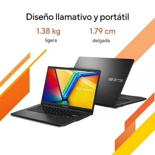 Laptop Asus Vivobook L1404FA-NK286W RYZEN 3-7320U 8G 512SSD + Mochila y Mouse