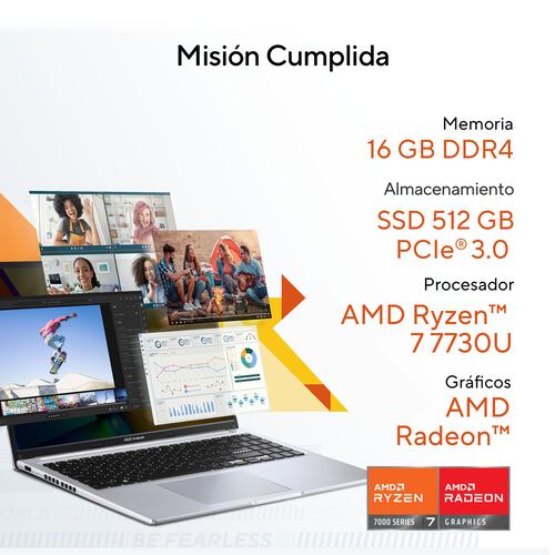 Laptop Vbpro 16 Pulgadas D1605Ya-Mb276W Amd R7 16Gb 512Gb