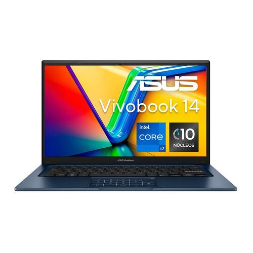 Laptop ASUS VivoBook 14 Pulgadas X1404ZA-NK090W Ci7 1255U 16G 512G Azul