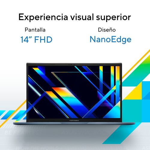 Laptop ASUS VivoBook 14 Pulgadas X1404ZA-NK090W Ci7 1255U 16G 512G Azul
