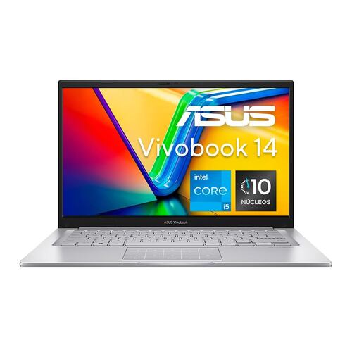 Laptop ASUS VivoBook 14 Pulgadas X1404ZA-NK003W Ci5 1235U 8G 512G Plata