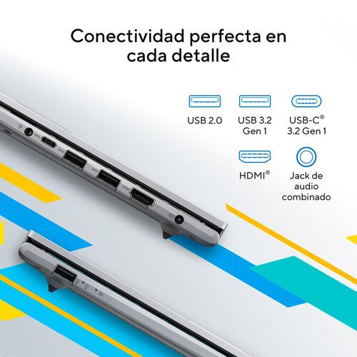 Laptop ASUS VivoBook 14 Pulgadas X1404ZA-NK003W Ci5 1235U 8G 512G Plata