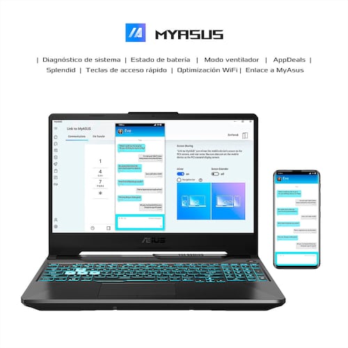 Laptop Gamer Asus de 15.6 Pulgadas Tuf Fa507nur-Lp087w
