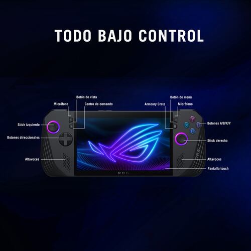 Asus Rog Ally X Rc72La-Nh007W Rz1 Extreme 24G 1T Negro