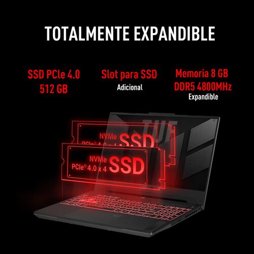 Laptop Gamer Asus de 15.6 Pulgadas Tuf Fa507nur-Lp087w