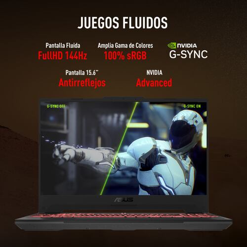 Laptop Gamer Asus de 15.6 Pulgadas Tuf Fa507nur-Lp087w