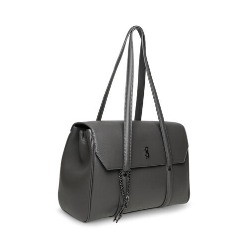 Bolso Satchel Steve Madden Gris para Mujer