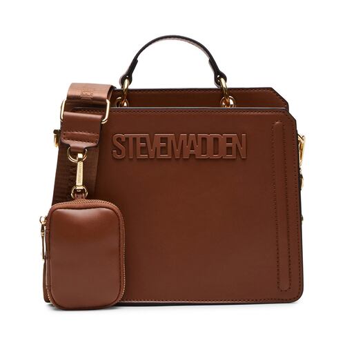 Bolso Satchel Steve Madden Cognac para Mujer
