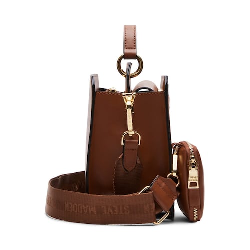 Bolso Satchel Steve Madden Cognac para Mujer