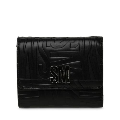Steve Madden Fenix Mini Borsa A Catena Donna: Portafoglio A Tracolla Con Slot Per Carte E Chiusura A Scatto - Nero