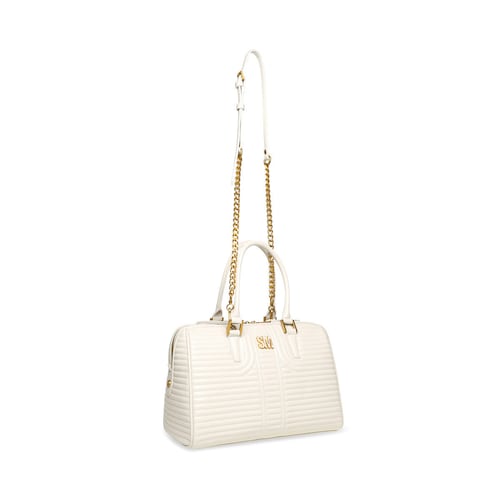 Satchel Color Hueso Steve Madden para Mujer