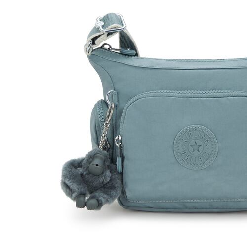 Bolsa Crossbody Kipling Gris Para Mujer