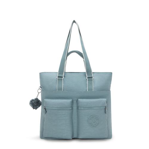 Bolsa Tote Kipling Gris Para Mujer