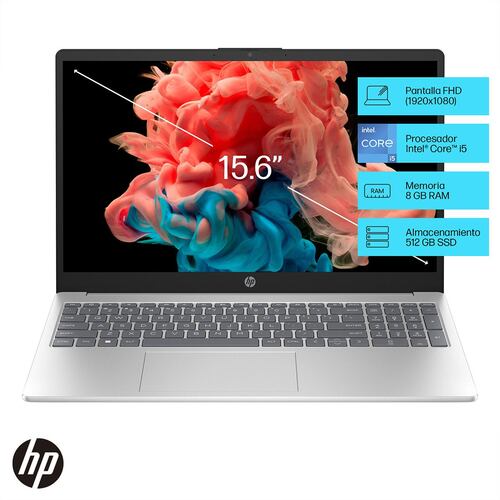 Laptop Hp 15.6 Pulgadas 15-Fd0058 Ci5 12 8gb 512gb