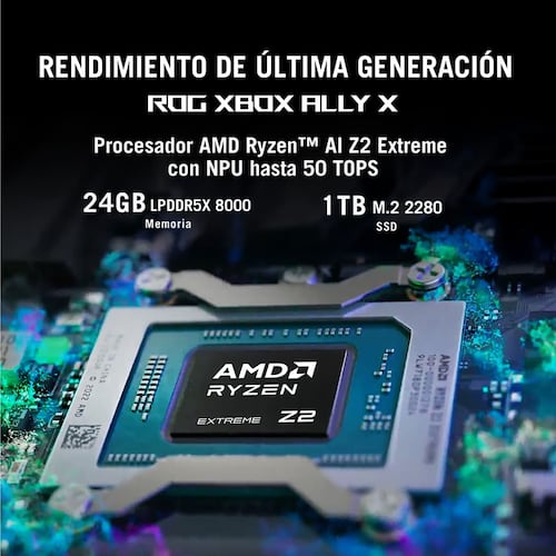 Asus Rog Xbox Ally X RC73XA-NH011W Ryzrn AI Z2 Extreme 24Gb 1Tb SSD