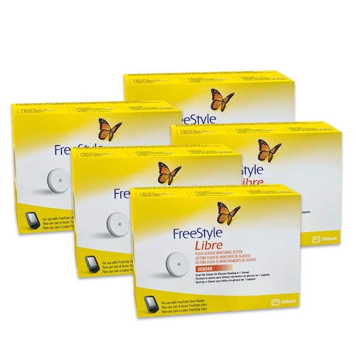 Sistema Flash de Monitoreo de Glucosa 5 sensores FreeStyle Libre