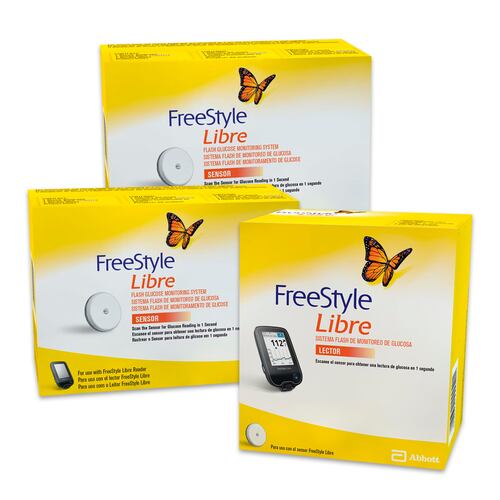 Kit Inicial 2 Sensores y 1 Lector Freestyle Libre