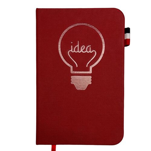Libreta morraskine roja