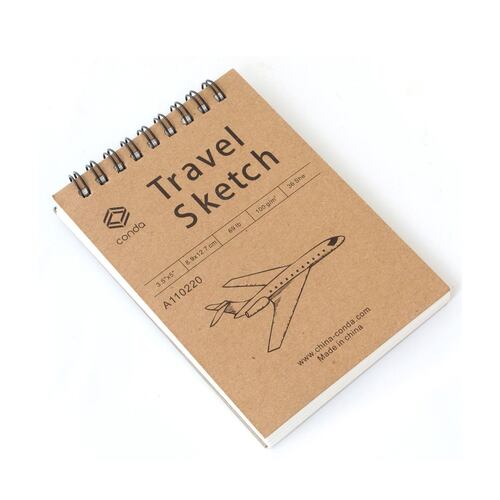 Travel spiral sketche pads 3.5x5 avion