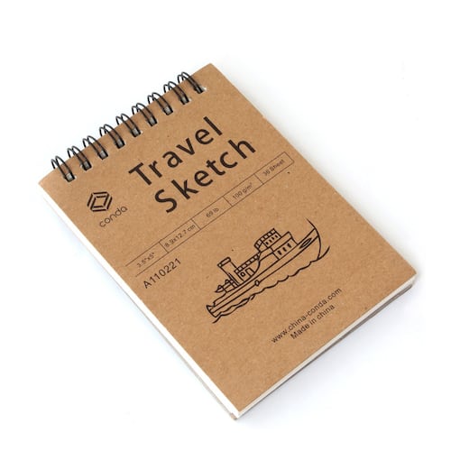 Travel spiral sketche pads 3.5x5 barco