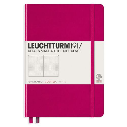Libreta medium notebook dotted berry