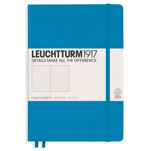 Libreta medum notebook dotted azure