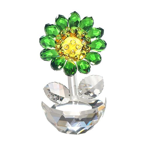Girasol Verde de Cristal