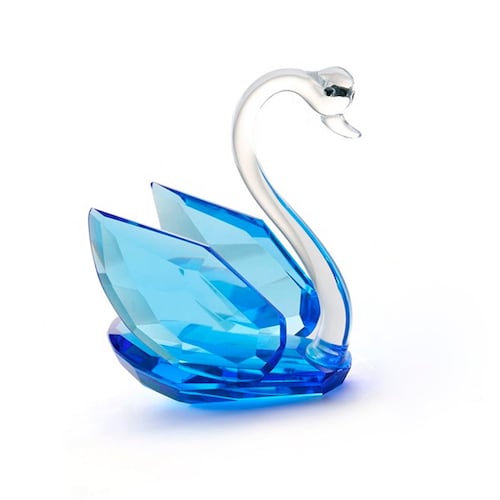 Cisne Azúl de Cristal
