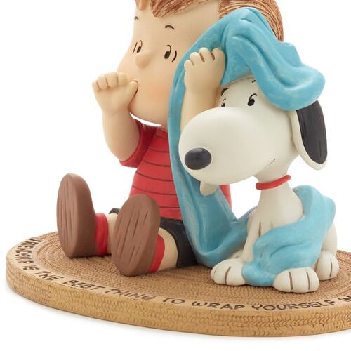 Figura de Cerámica Linus y Snoopy