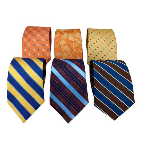 Corbata Jaqc 8 CARLO CORINTO Ocre Para Hombre