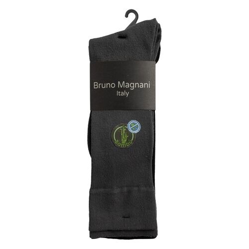 Calcetín bambú 2 piezas Bruno Magnani oxford color negro