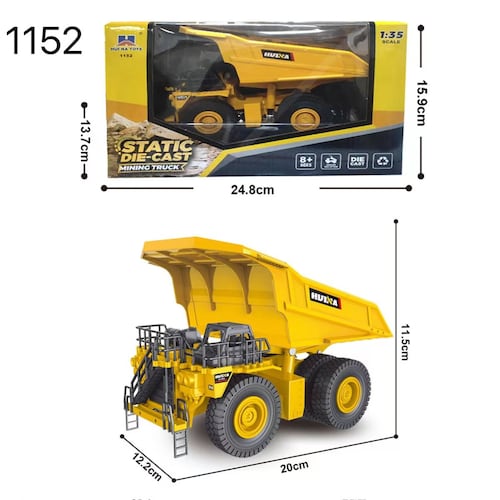 Vehículo Coleccionable 1:35 Camión Minero