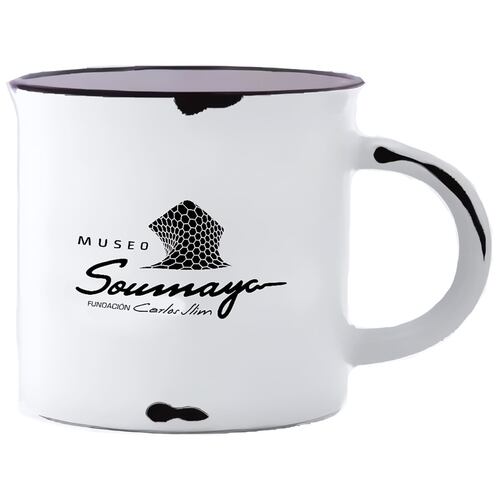 Taza en cerámica con acabado vintage