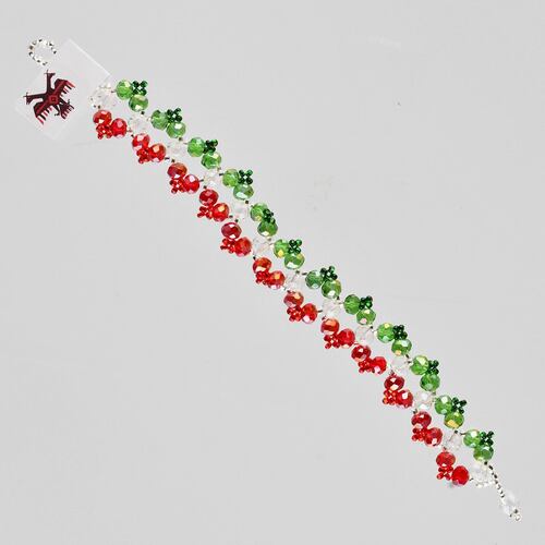 Pulsera otomi tricolor mexicano n26