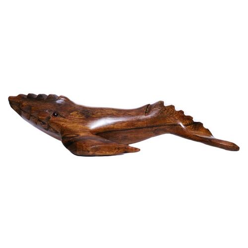 Ballena de madera 12 cm - Artesanía