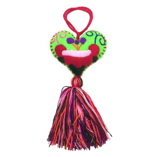 Corazón bordado chiapaneco 2