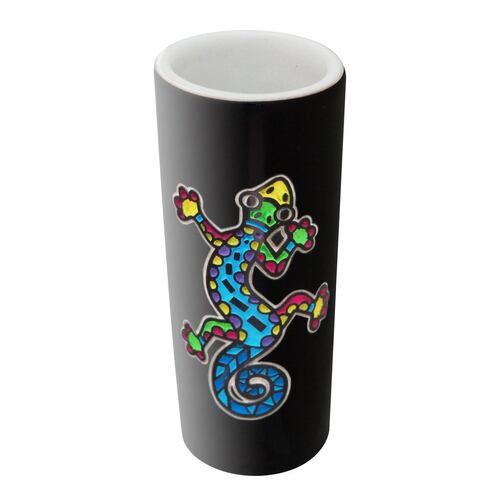 Tequilero 2 Oz Negro Lagartija Grabado