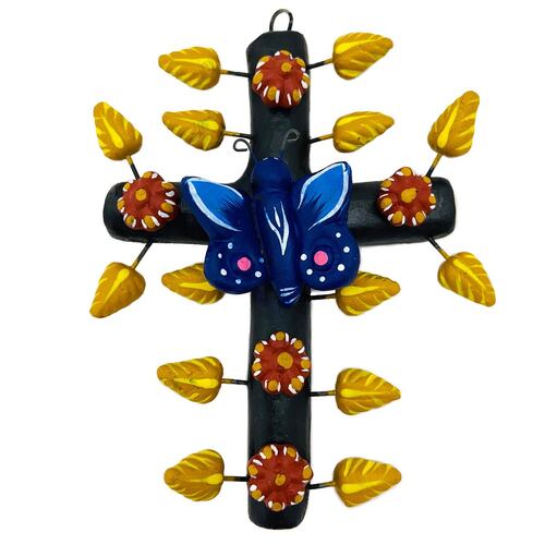 Cruz de barro chica