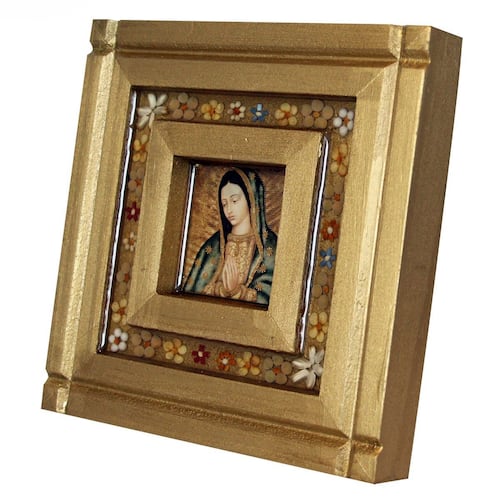 Retablo madera fina Virgen de Guadalupe
