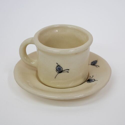 Taza C/Plato Cerámica Express