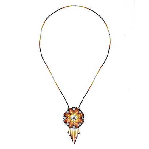 Collar Hilo Chaquira Artesanal