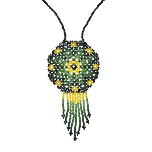 Collar Hilo Chaquira Artesanal