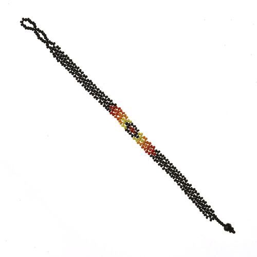 Pulsera Tubo Chaquira Artesanal