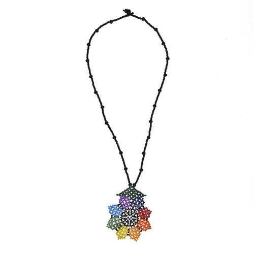 Collar Girasol Chaquira Artesanal