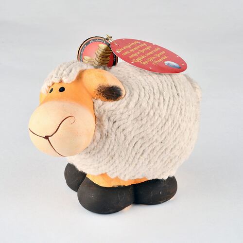 Borrego alcancía tejido grande